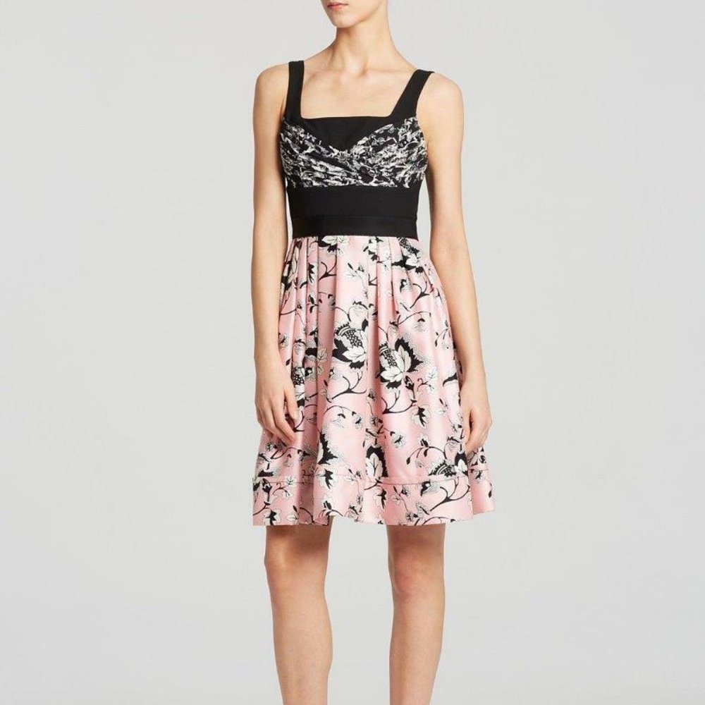 DVF Sita Silk Wool Pleated Dress